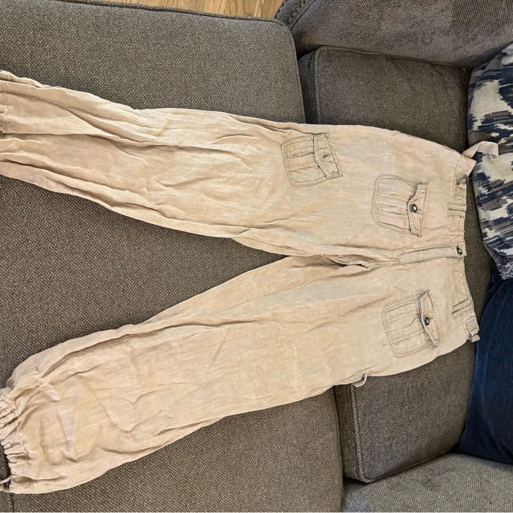 Blue Willi's Tan Cargo Pants Relaxed Fit